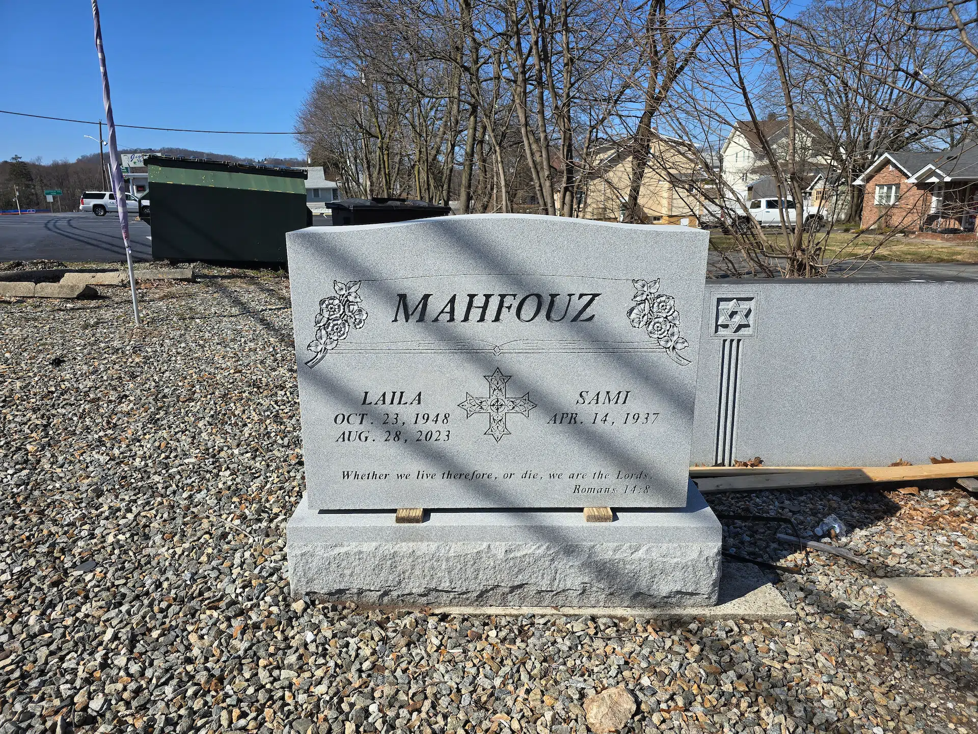 Granite Headstone Maker / Company hand-carved by NJ Headstone Makers in NJ — image 1